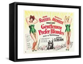 Gentlemen Prefer Blondes 1953-null-Framed Stretched Canvas