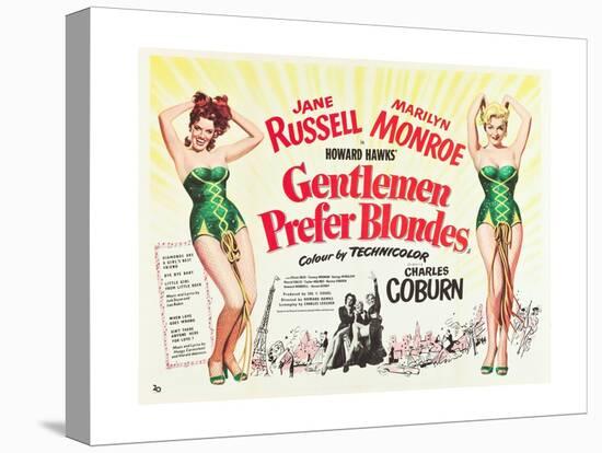 Gentlemen Prefer Blondes 1953-null-Stretched Canvas