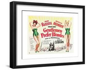 Gentlemen Prefer Blondes 1953-null-Framed Giclee Print