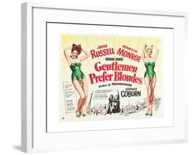 Gentlemen Prefer Blondes 1953-null-Framed Giclee Print