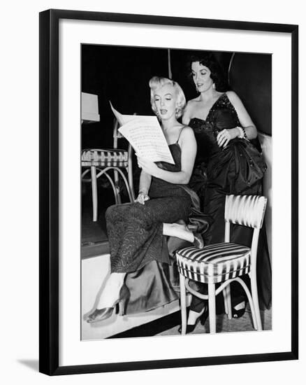 Gentlemen Prefer Blondes, 1953-null-Framed Photographic Print