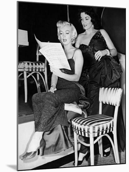 Gentlemen Prefer Blondes, 1953-null-Mounted Photographic Print