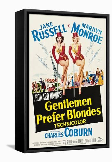 Gentlemen Prefer Blondes, 1953-null-Framed Stretched Canvas