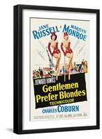 Gentlemen Prefer Blondes, 1953-null-Framed Art Print