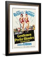 Gentlemen Prefer Blondes, 1953-null-Framed Art Print