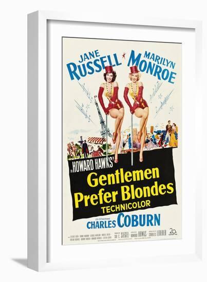 Gentlemen Prefer Blondes, 1953-null-Framed Art Print