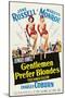 Gentlemen Prefer Blondes, 1953-null-Mounted Art Print