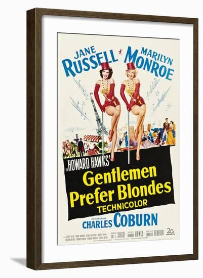 Gentlemen Prefer Blondes, 1953-null-Framed Art Print