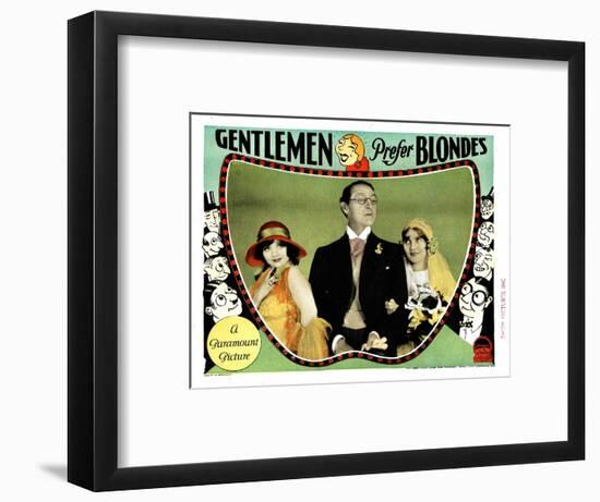 Gentlemen Prefer Blondes, Alice White, Holmes Herbert, Ruth Taylor, 1928-null-Framed Art Print