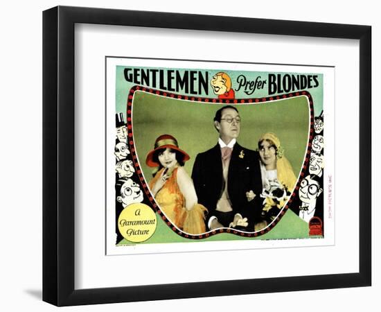 Gentlemen Prefer Blondes, Alice White, Holmes Herbert, Ruth Taylor, 1928-null-Framed Art Print