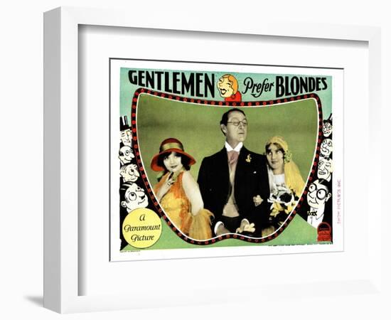 Gentlemen Prefer Blondes, Alice White, Holmes Herbert, Ruth Taylor, 1928-null-Framed Art Print