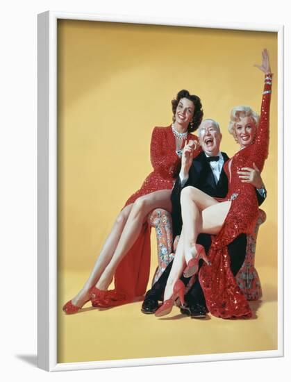 Gentlemen Prefer Blondes, Directed by Howard Hawks, 1953-null-Framed Photo