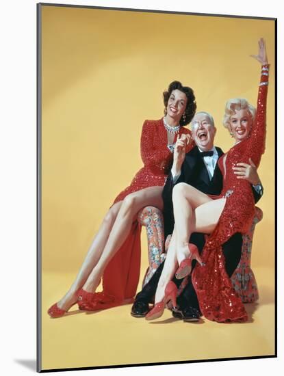 Gentlemen Prefer Blondes, Directed by Howard Hawks, 1953-null-Mounted Photo