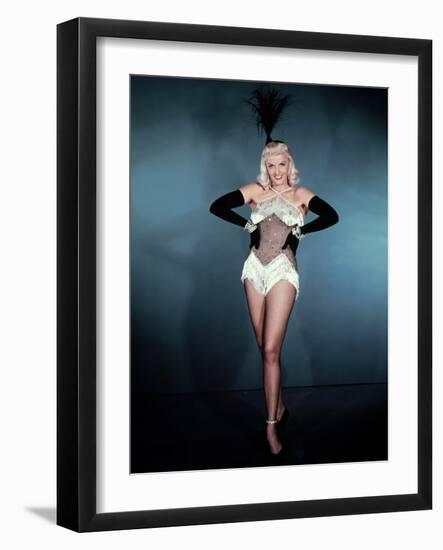 Gentlemen Prefer Blondes, Jane Russell, Directed by Howard Hawks, 1953-null-Framed Photo