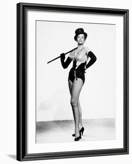 Gentlemen Prefer Blondes, Jane Russell, in a Costume by William Travilla, 1953-null-Framed Photo