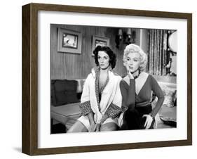 Gentlemen Prefer Blondes, Jane Russell, Marilyn Monroe, 1953-null-Framed Photo