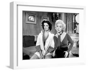 Gentlemen Prefer Blondes, Jane Russell, Marilyn Monroe, 1953-null-Framed Photo