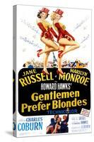 Gentlemen Prefer Blondes, Jane Russell, Marilyn Monroe, 1953-null-Stretched Canvas