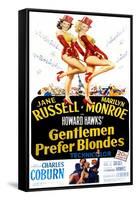 Gentlemen Prefer Blondes, Jane Russell, Marilyn Monroe, 1953-null-Framed Stretched Canvas