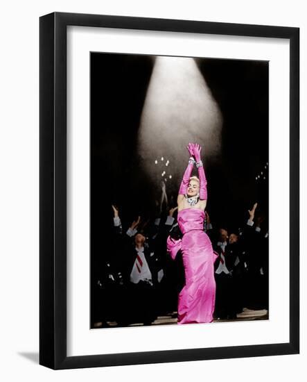 Gentlemen Prefer Blondes, Marilyn Monroe, 1953-null-Framed Photo