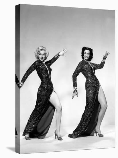 Gentlemen Prefer Blondes, Marilyn Monroe, Jane Russell, 1953-null-Stretched Canvas