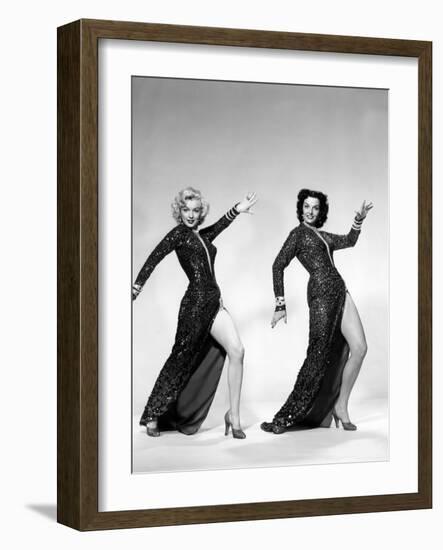 Gentlemen Prefer Blondes, Marilyn Monroe, Jane Russell, 1953-null-Framed Photo