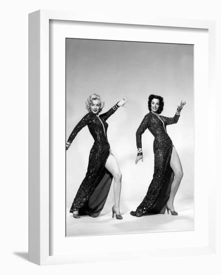 Gentlemen Prefer Blondes, Marilyn Monroe, Jane Russell, 1953-null-Framed Photo