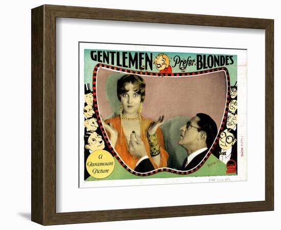 Gentlemen Prefer Blondes, Ruth Taylor, Holmes Herbert, 1928-null-Framed Art Print