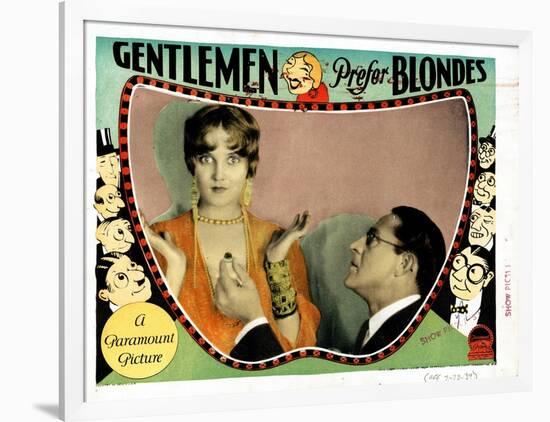 Gentlemen Prefer Blondes, Ruth Taylor, Holmes Herbert, 1928-null-Framed Art Print