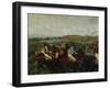 Gentlemen Race, Before the Start, c.1862-Edgar Degas-Framed Giclee Print