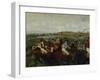 Gentlemen Race, Before the Start, c.1862-Edgar Degas-Framed Giclee Print