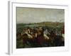 Gentlemen Race, Before the Start, c.1862-Edgar Degas-Framed Giclee Print