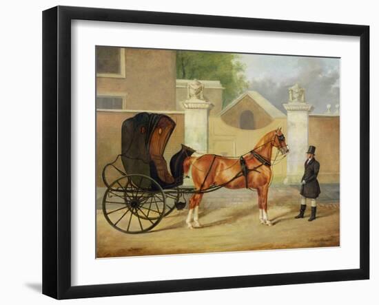 Gentlemen's Carriages: a Cabriolet, c.1820-30-Charles Hancock-Framed Giclee Print