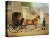 Gentlemen's Carriages: a Cabriolet, c.1820-30-Charles Hancock-Stretched Canvas