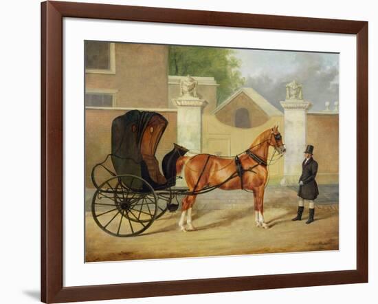 Gentlemen's Carriages: a Cabriolet, c.1820-30-Charles Hancock-Framed Giclee Print