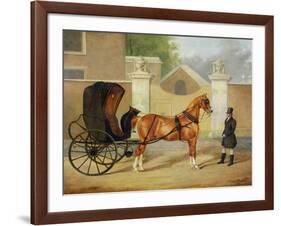 Gentlemen's Carriages: a Cabriolet, c.1820-30-Charles Hancock-Framed Giclee Print