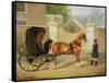 Gentlemen's Carriages: a Cabriolet, c.1820-30-Charles Hancock-Framed Stretched Canvas