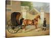 Gentlemen's Carriages: a Cabriolet, c.1820-30-Charles Hancock-Stretched Canvas