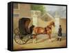 Gentlemen's Carriages: a Cabriolet, c.1820-30-Charles Hancock-Framed Stretched Canvas