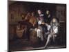 Gentlemen Tasting Wine in a Cellar-Egbert Van Heemskerck-Mounted Giclee Print