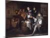 Gentlemen Tasting Wine in a Cellar-Egbert Van Heemskerck-Mounted Giclee Print