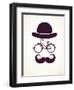 Gentlemen With Bicycle Eyeglass - Vintage Style Poster-Marish-Framed Art Print