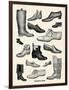 Gentlemens Shoes-The Vintage Collection-Framed Giclee Print