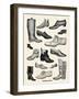Gentlemens Shoes-The Vintage Collection-Framed Giclee Print