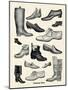 Gentlemens Shoes-The Vintage Collection-Mounted Giclee Print