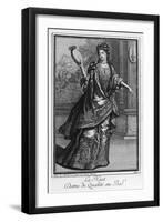 Gentlewoman at the Ball, 1699-J. Steeple Davis-Framed Giclee Print