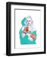 Gently Together-Agnes Cecile-Framed Art Print