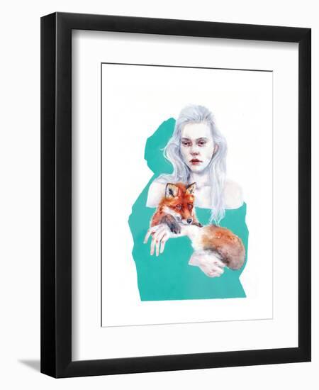 Gently Together-Agnes Cecile-Framed Art Print