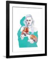 Gently Together-Agnes Cecile-Framed Art Print