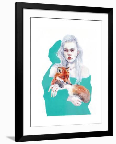 Gently Together-Agnes Cecile-Framed Art Print